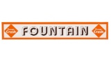 Orange Crush Fountain Horizontal Sign