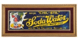 Drink Chil-Stil Soda Water Framed Sign