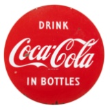 Drink Coca Cola In Bottles Curb Sign