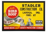 Bird Roofing Sadler Construction Co. Poster
