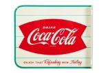 Drink Coca Cola Flange Sign With Fishtail