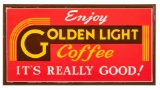 Enjoy Golden Light Coffee Sign