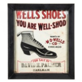 Wells' Shoes David H. Palmer Sign