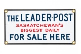The Leader-Post For Sale Here Sign