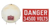 Danger 34500 Volts & Kist Beverages Mirror