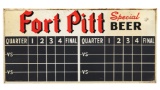 Fort Pitt Special Beer Scoreboard Sign