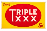 Drink Triple XXX 5 Cents Sign