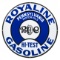 Royaline Hi-test Gasoline Curb Sign