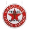 Texaco Filling Station Sign Green Letters