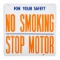 Union 76 No Smoking Stop Motor Sign