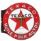 Texaco Huile Pour Autos Flange Sign