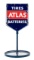 Atlas Tires & Batteries Curb Sign On Base