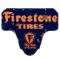 Firestone Tires Keyhole Curb Sign