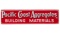 Pacific Coast Aggregates Building Materials Sign