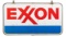 Exxon Horizontal Sign In Frame