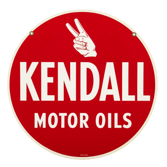 Kendall Motor Oils Hanging Sign