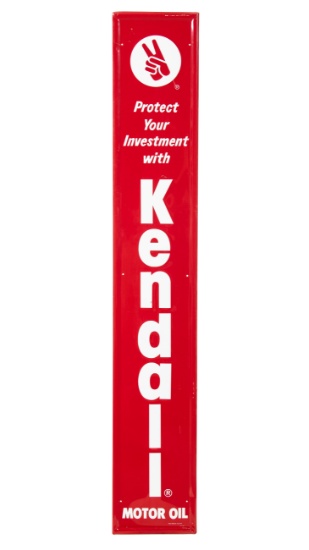Kendall Motor Oil Vertical Sign
