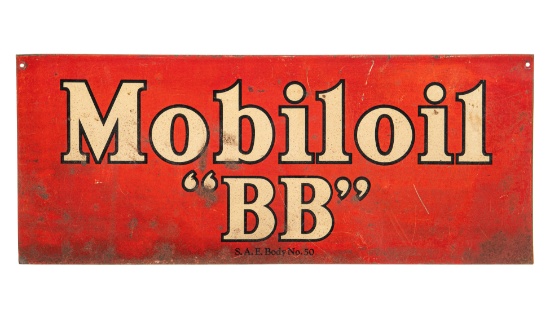 Mobiloil "bb" Rack Sign