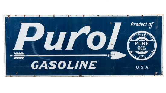 Purol Gasoline Horizontal Sign