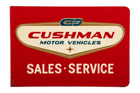 Cushman Motor Vehicles Sales-service Flange Sign