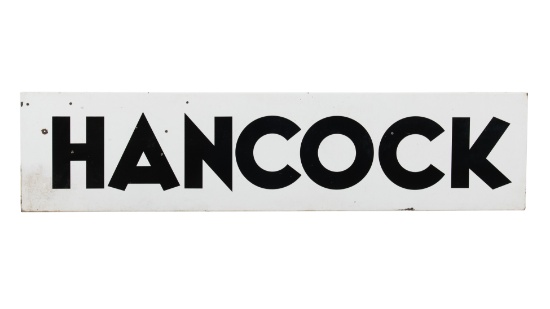 Hancock Horizontal Sign
