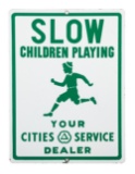 Cities Service Slow Children Playing Sign