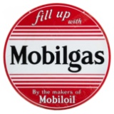 Fill Up With Mobilgas Sign