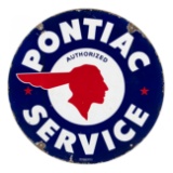 Authorized Pontiac Service Sign Full Feather