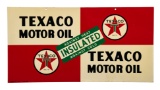 Texaco Insulated Motor Oil Sign