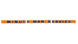 Minute Man Service Horizontal Sign