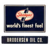 Skelly World's Finest Fuel 2 Piece Sign