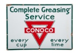 Conoco Greasing Service Every Cup Every Time Sign