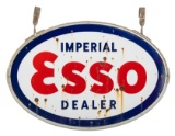 Imperial Esso Dealer Sign In Frame