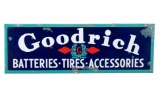Goodrich Batteries Tires Accessories Sign