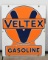 Fletcher Oil Veltex Gasoline Gas Pump Plate