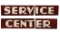 Service Center Sign
