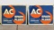 Lot Of Two Ac Spark Plug Signs
