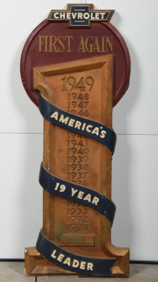 1949 Chevrolet First Again Sign