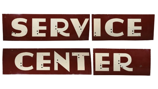 Service Center Sign