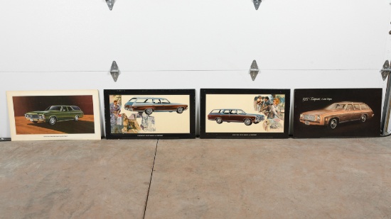 Lot Of Four Chevrolet Illustrations