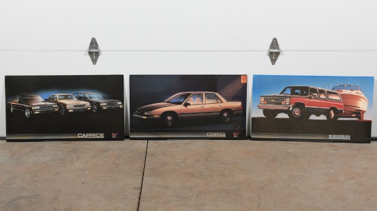 Lot Of Three Chevrolet Illustrations