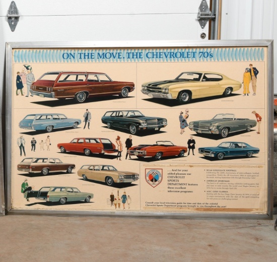 1970's Chevrolet Dealership Poster