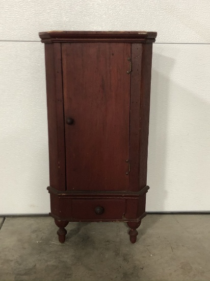 Early Wood Corner Cabinet Salesman Sample