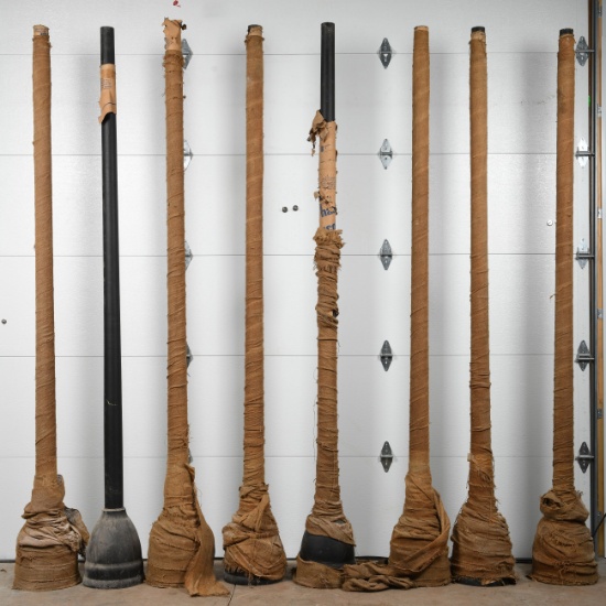 Lot Of Eight Light Poles