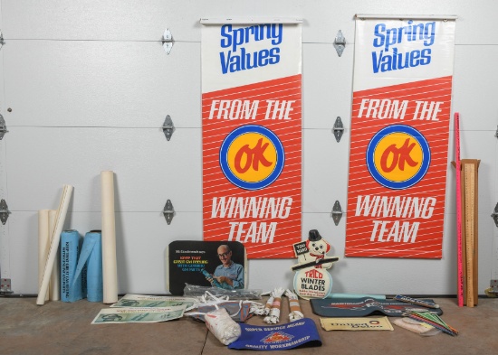 Large Lot Of Assorted Auto Advertising