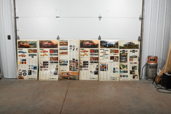 Lot Of Six Chevrolet Signs