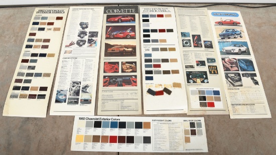 Lot Of Six Chevrolet Interior Displays