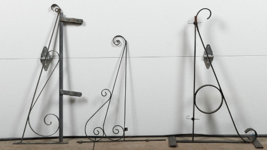 Lot Of Three Sign Brackets