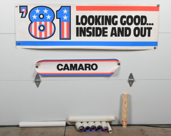 Assorted Lot Of Chevrolet Posters