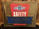 1954 Chevrolet Safety Award Sign